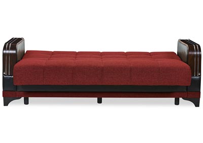 Almira Burgundy Polyester Sofabed,Ottomanson (Previously Casamode)